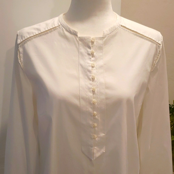 Elie Tahari Buttondown Blouse Size S - Picture 2 of 12